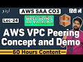 AWS-VPC Peering- Concept & Demo-LEC 10| 2 VPC within a Region | AWS-Solution Architect Tutorials