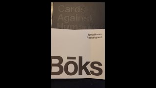 Looking at the Cards Against Humanity BOKS!