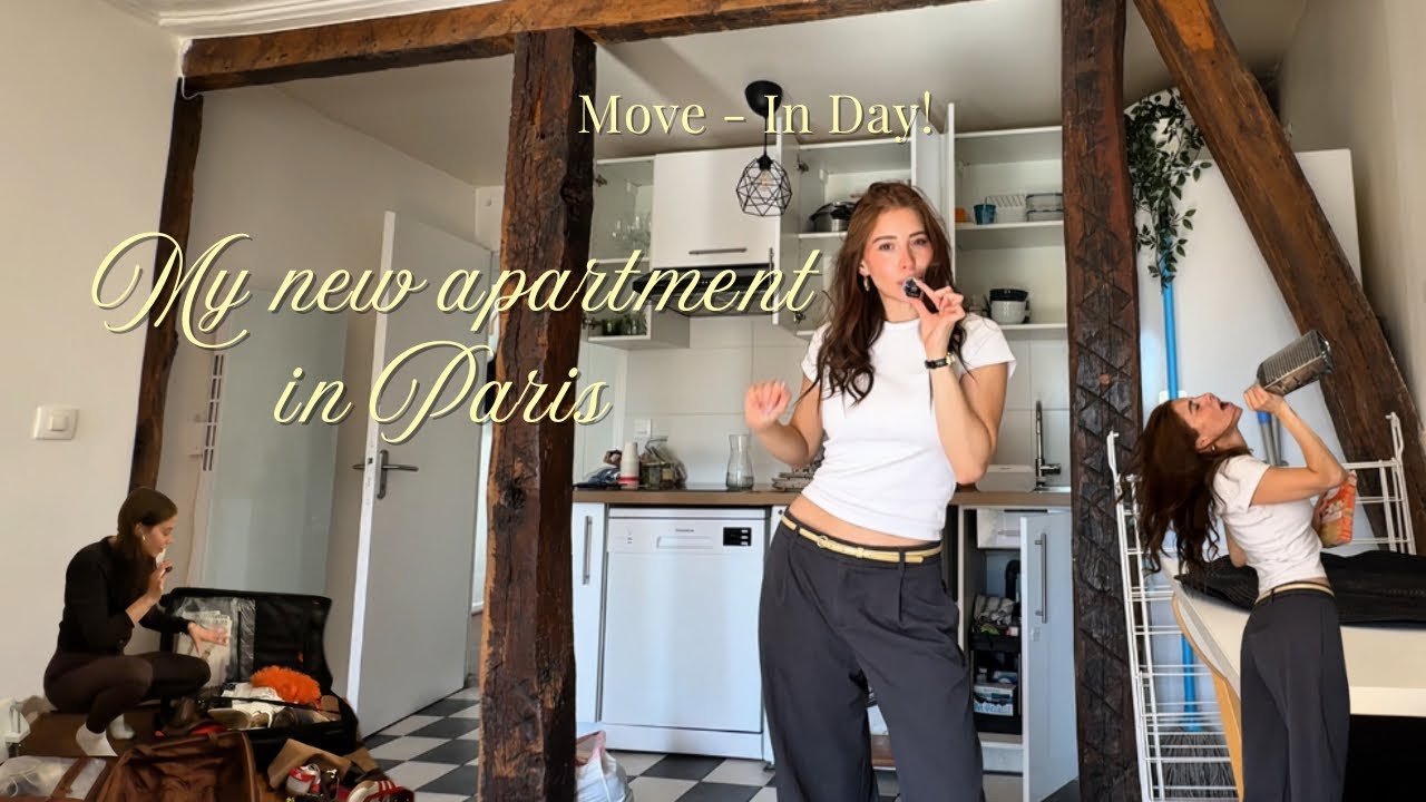New Apartment, New Chapter in Paris ✨|  Move-In Day
