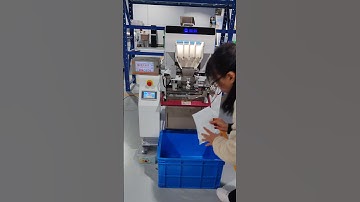 Vision counting machine integrated with desktop bagging machine #visioncountingmachine