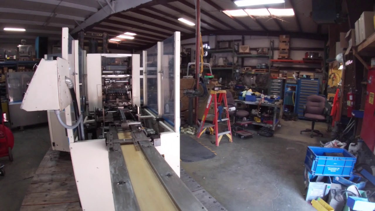 Scandia 626 Flow Wrapper / Overwrapper Folded Film - YouTube