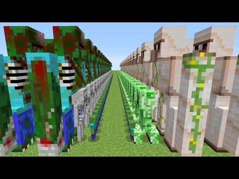 KÜÇÜK ZOMBİ ORDUSU VS ZOMBİ BABA ORDUSU 😱 - Minecraft