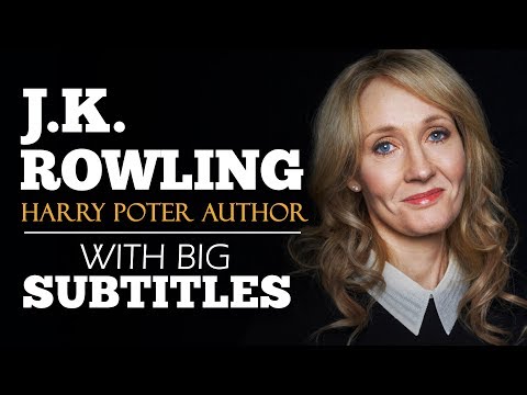 ENGLISH SPEECH | JK ROWLING: The Benefits Of Failure (English Subtitles)