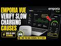 How to verify slow charging causes with Emporia Vue monitoring - Step By Step