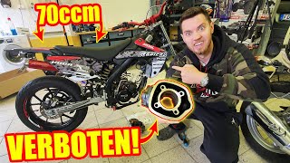 Wir bauen 70ccm ZYLINDER EIN und ER IST UNDICHT !  Können wir ihn RETTEN? (Moped tuning Rieju MRT)