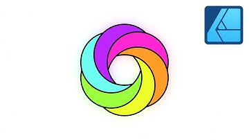 How to Create an OpenAI-type Spiral Logo in Affinity Designer