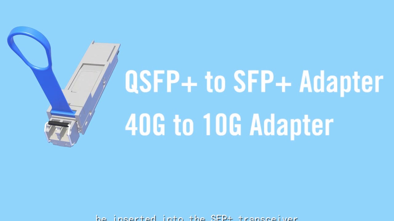 10Gtek QSA (QSFP to SFP Adapter) YouTube