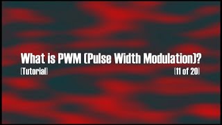 Modular Synthesis Basics - What is PWM Pulse Width Modulation (Tutorial 11 of 20)