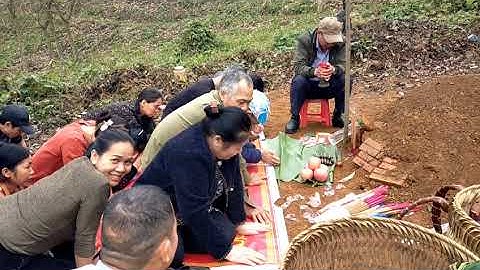 phong tục dân tộc Giáy #tảo mộ hai năm