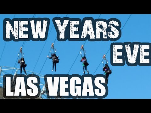 Las Vegas New Year's Eve Travel Vlog: Drone Views