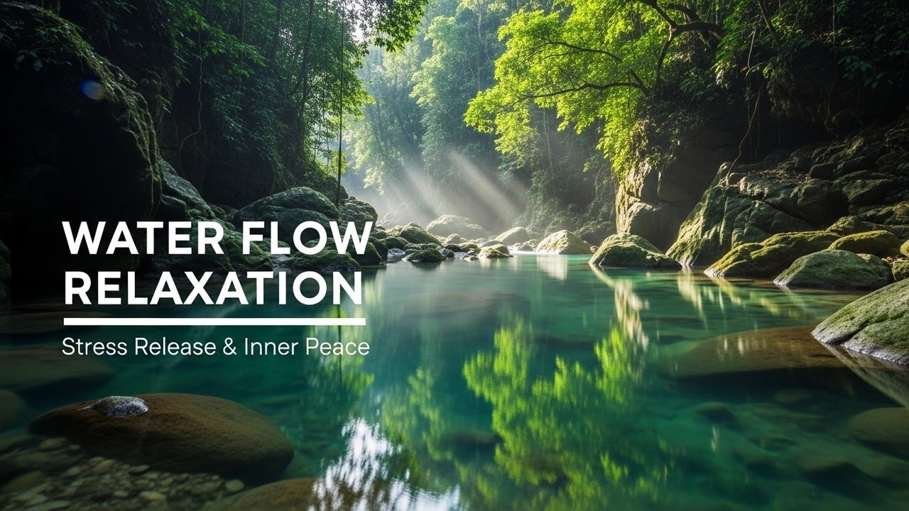 Tranquil Forest Ambience with Gentle Water Flow for Study Sleep Relaxation Meditation and Inner Calm