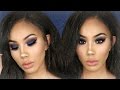 GRWM | Poppin&#39; Blue Holiday Makeup Tutorial for Beginners