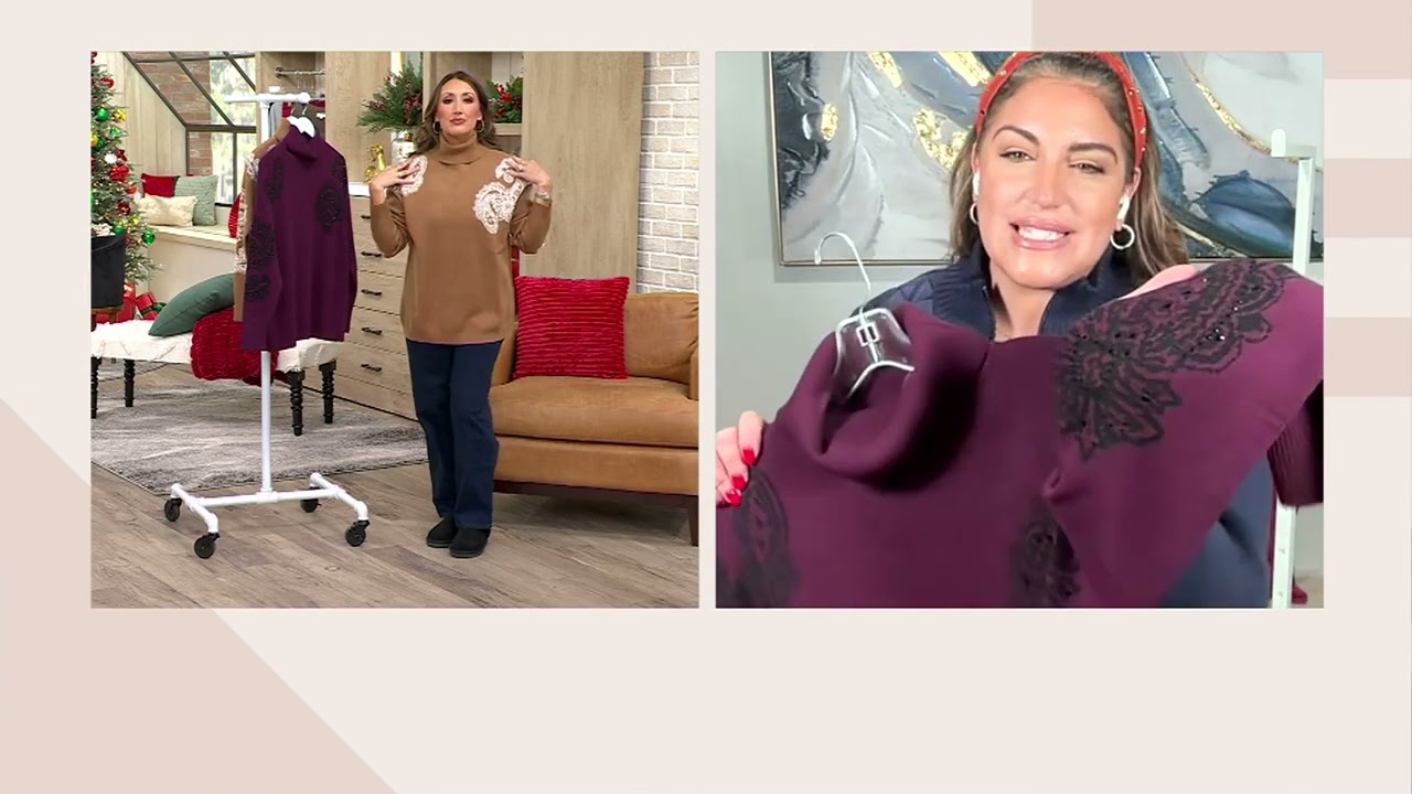 Qvc turtleneck sweaters best sale