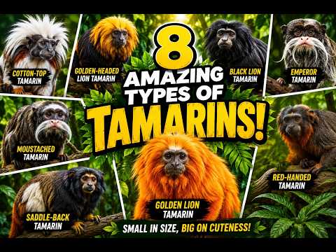 8 Types of Tamarins You Should Know | Amazing Tamarin Monkey Species Explained