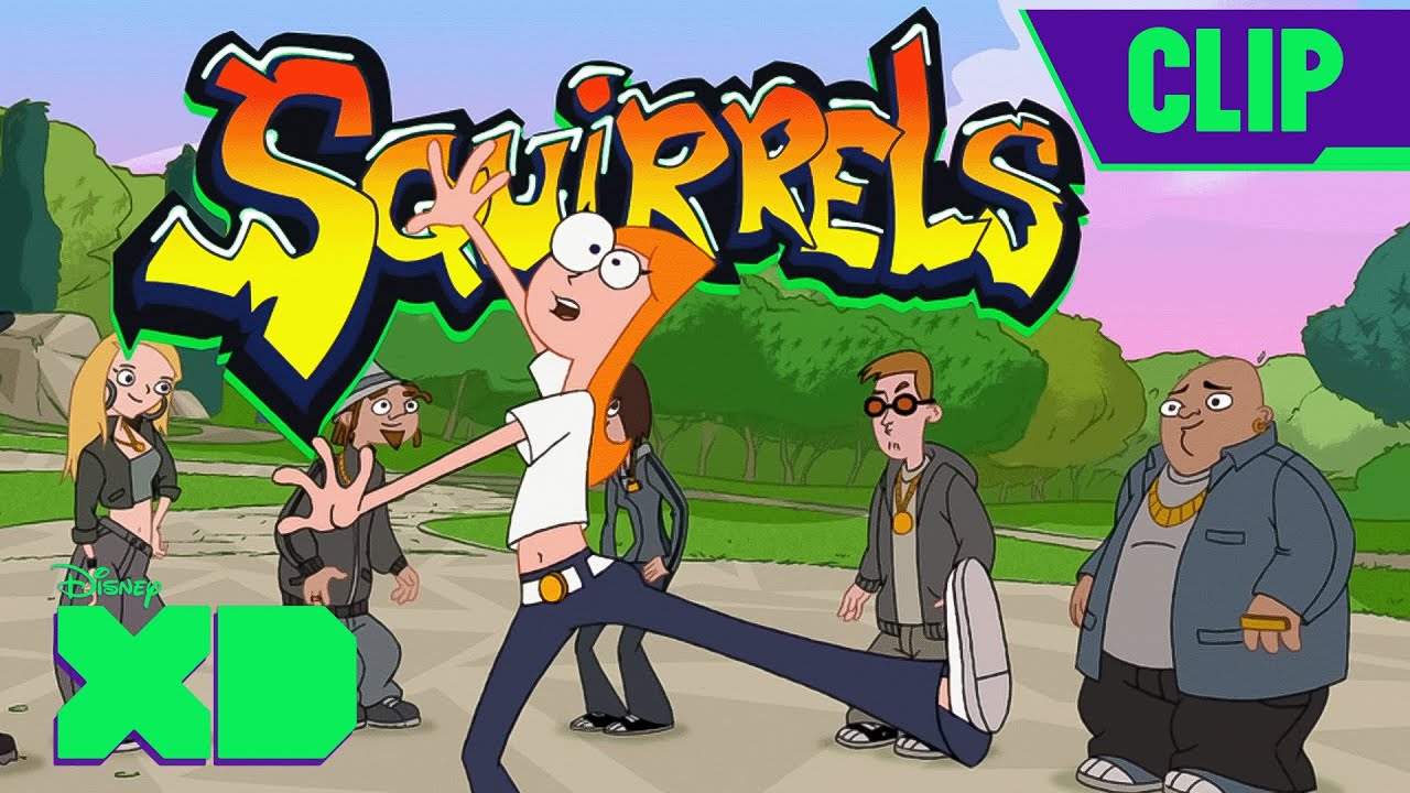 Candace Gets Squirrels in her Pants! 🐿 | Phineas and Ferb | Full Scene | @disneyxd​