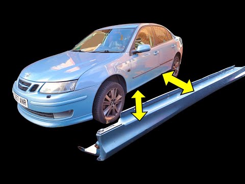 How to Fit Saab 9-3 Side Skirts 👍