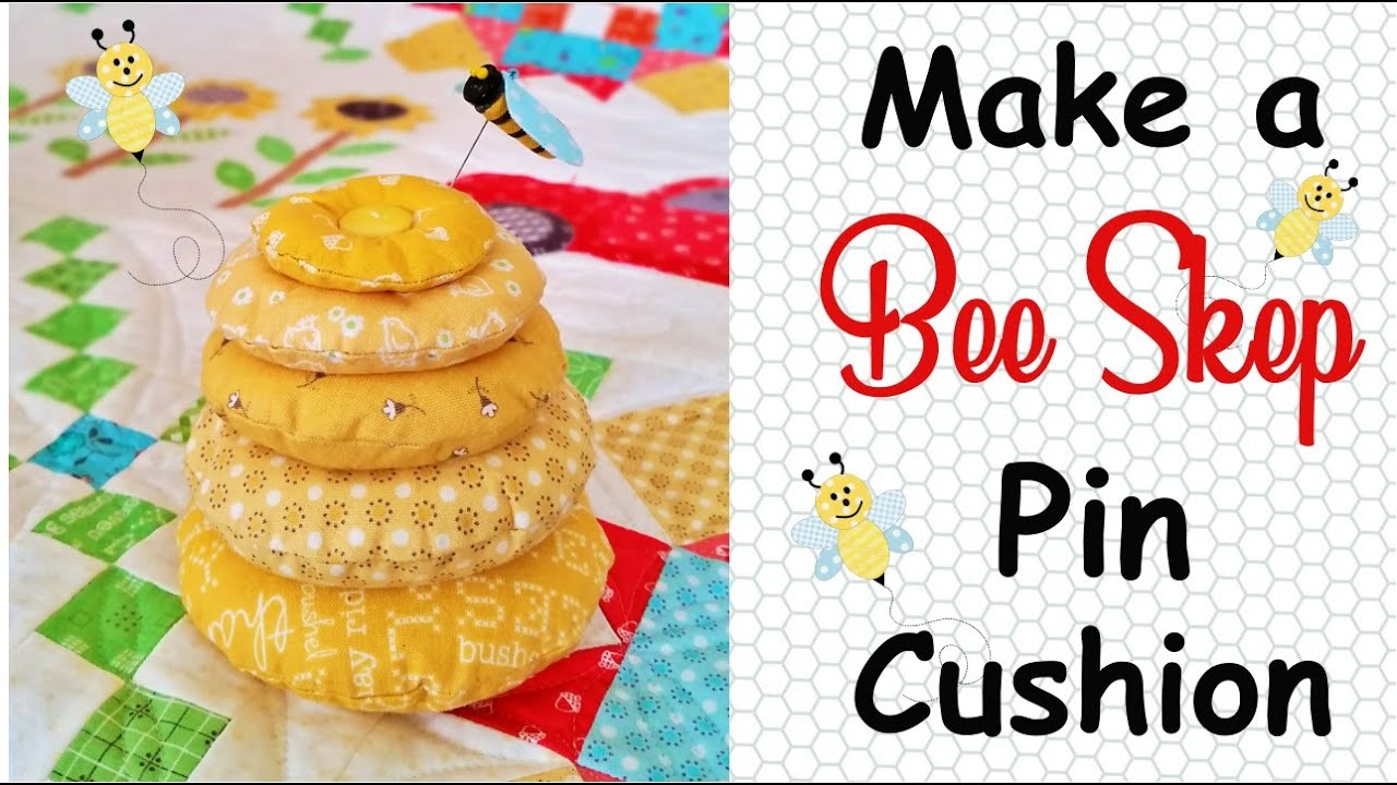 Bee Skep Pin Cushion Tutorial