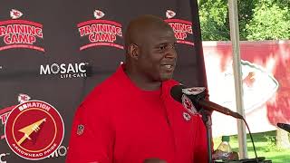 Chiefs training camp 2019: Eric Bieniemy speaks to the media