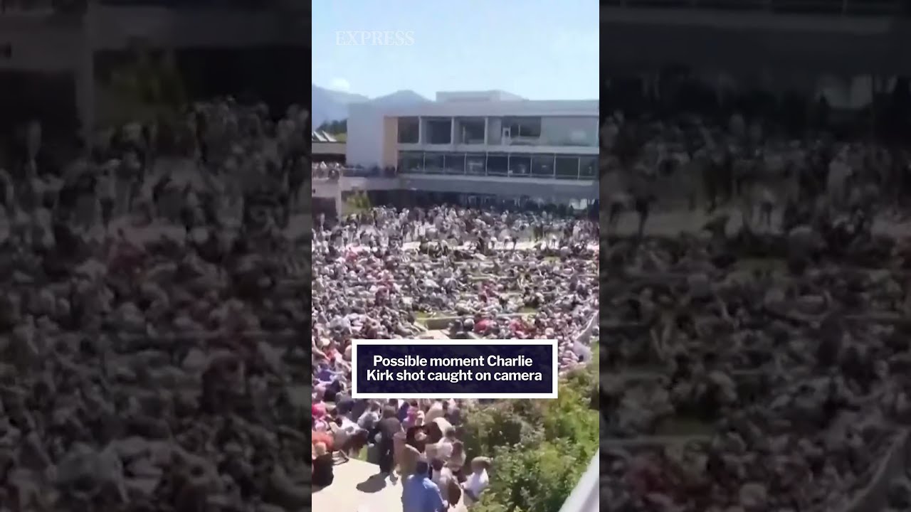 BREAKING Moment Interview Was Interrupted As Charlie Kirk Heard Being Shot