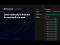 Hookdeck Outpost demo - Reliable infrastructure for sending webhooks