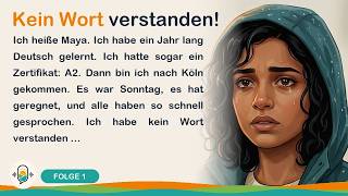 Mein erster Tag in Deutschland: kein Wort verstanden 😰 | Learn German Through Story (A2) screenshot 4