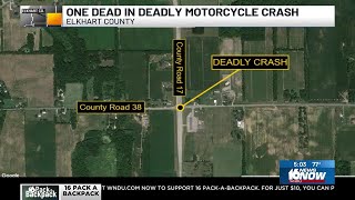 Motorcyclist dies in Elkhart County crash