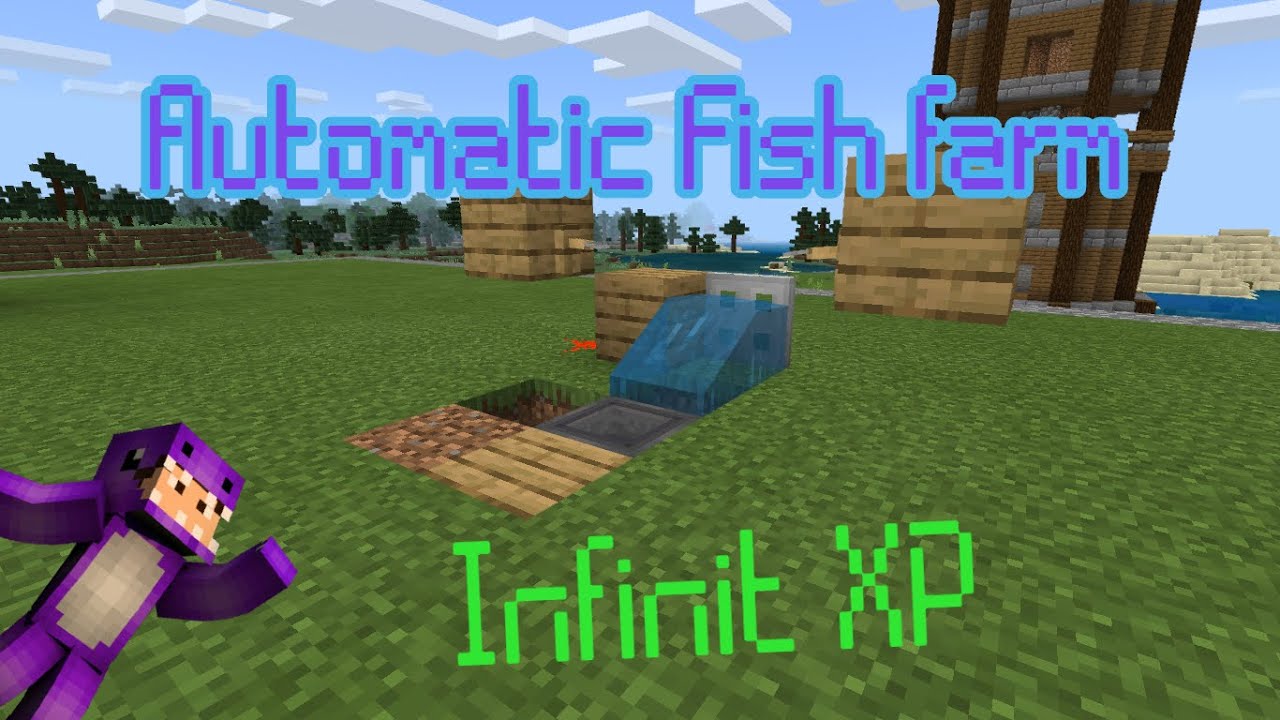 How to Build a Auto Fish farm in Minecraft bedrock] with