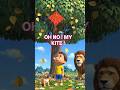 Oh No!😱 Tommy's Kite Flew Away | Cute Lion Puppy Rescue Story#KidsStory#CuteAnimals#LionAndPuppy