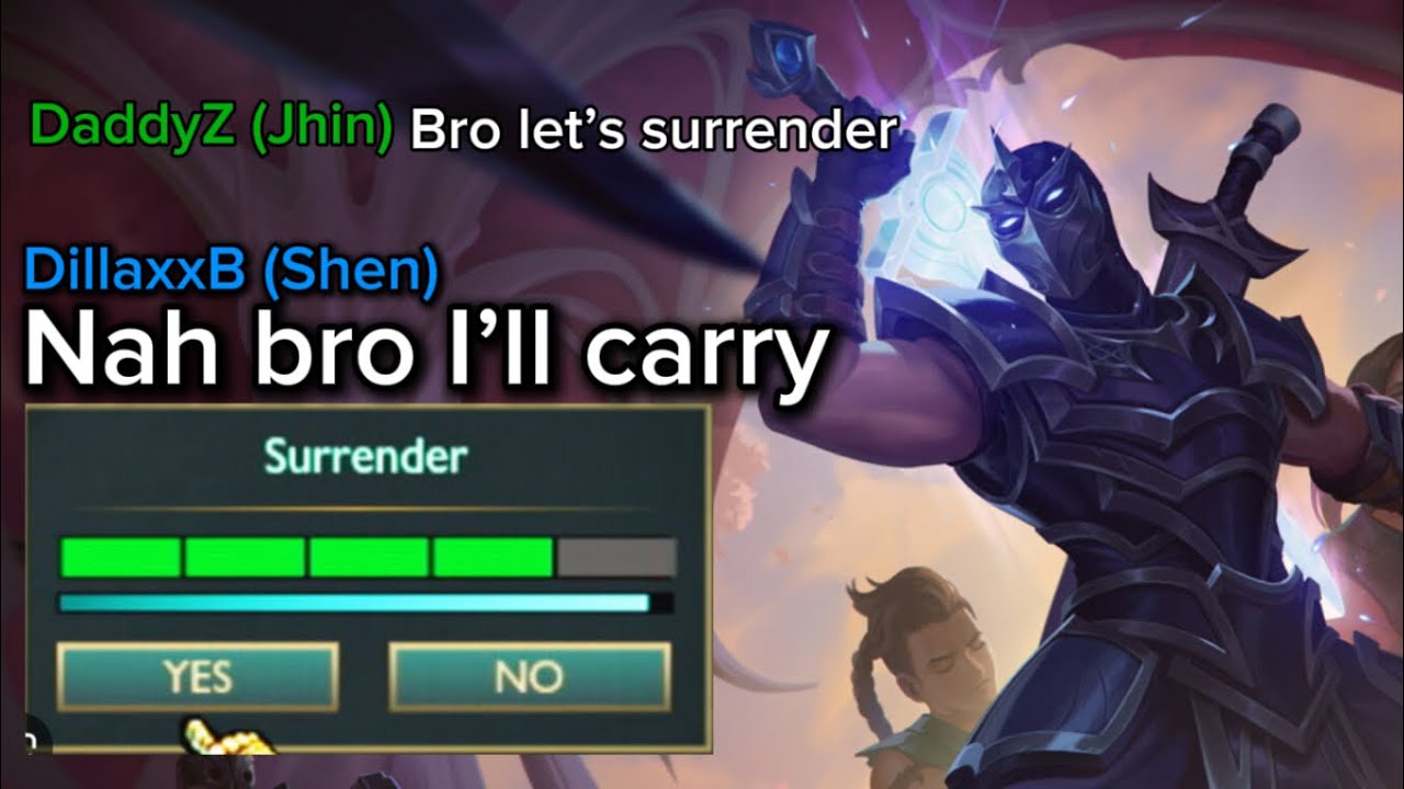You should never surrender in Wild Rift..