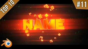 TOP 10 Blender Intro Templates #11 + Free Download
