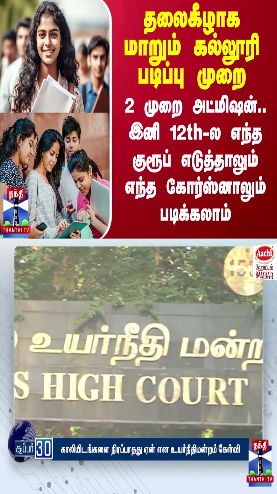 தலைகீழாக மாறும் கல்லூரி படிப்பு முறை-இனி 12th-ல எந்த குரூப் எடுத்தாலும் எந்த கோர்ஸ்னாலும் படிக்கலாம்