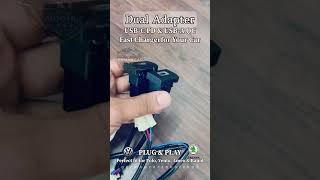OEM DUAL Adapter USB-C PD &amp; USB-A QC Fast Charger For Your Car             PLUG&amp;PLAY VW 🇩🇪🔥#oem