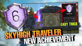 EASYWAY TO COMPLETE ( SKYHIGH TRAVELER ) ACHIEVEMENT -  PUBG MOBILE