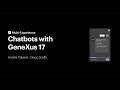 Chatbots con GeneXus 17