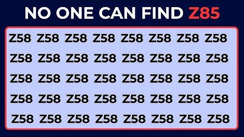Test Your Observation Skill! Spot The Odd Numbers and Letters