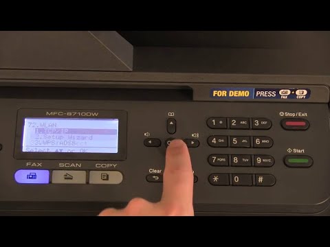 Connect Brother printer to wifi - wireless tutorial