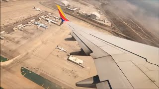 [FULL FLIGHT] Los Angeles (LAX) - Tucson (TUS) — Southwest Airlines — Boeing 737-7H4 — N904WN 4k Full Night Flight Las Vegas Las Tucson Tus Southwest Boeing 737 7bd N7713a