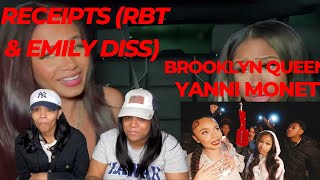 Brooklyn Queen - Receipts ft. Yanni Monett (RBT & Emily Diss) | REACTION