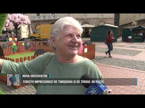 TURIȘTII IMPRESIONAȚI DE TIMIȘOARA ȘI DE TÂRGUL DE PAȘTE