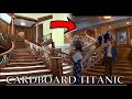 CARDBOARD TITANIC RECEPTION ROOM SINKING MODEL Pt.12