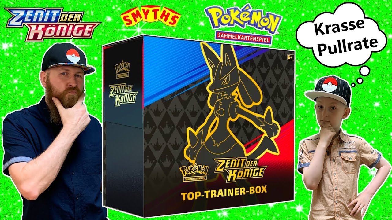 Krasse Pullrate! Zenit der Könige Top Trainer Box Opening - Pokémon!