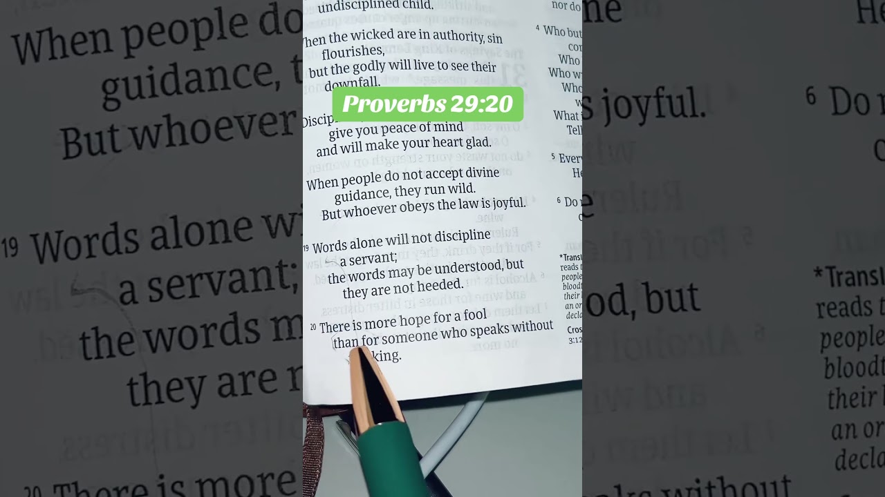Proverbs 