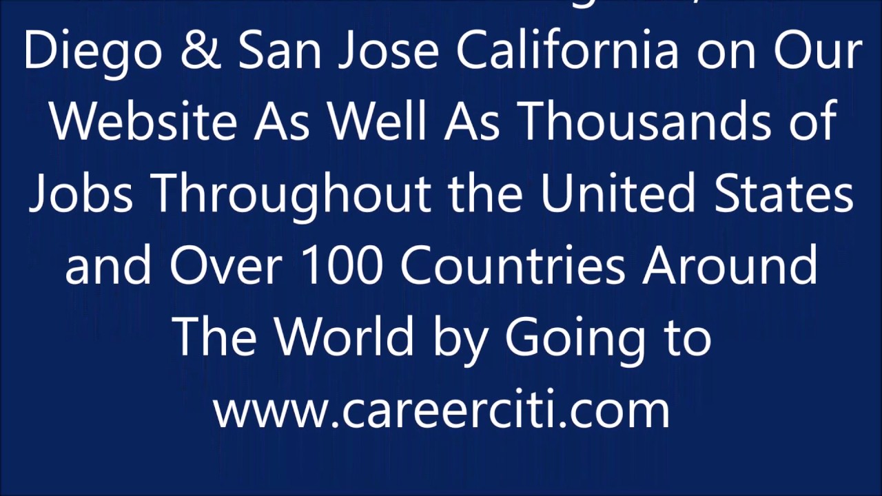 Work from Home Jobs Los Angeles, San Diego & San Jose California CA