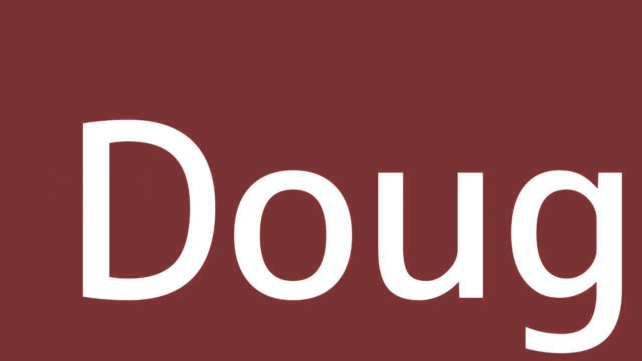 How to say Doug in Spanish YouTube