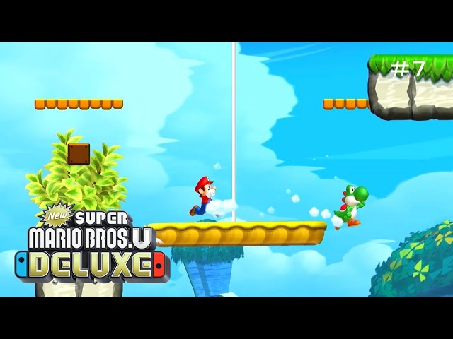 ヨッシークラフトワールド + New スーパーマリオブラザーズ U デラックス NEWスーパーマリオブラザーズUデラックス ＃7 【ヨッシーと行動出来
