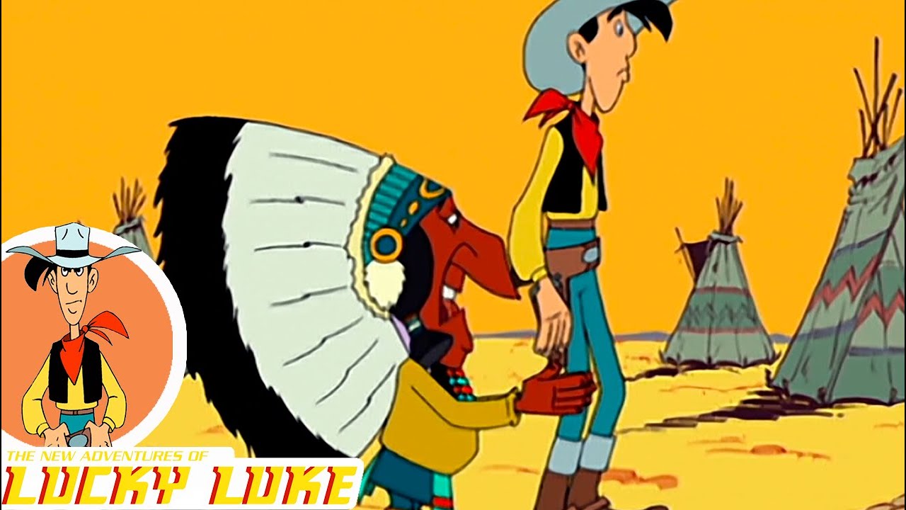 LUCY LUKE KIZILDERİLİLER ARASINDA 🤠🔥- YENİ LUCKY LUKE MACERALARI