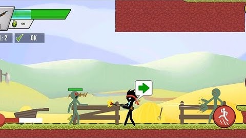 Stickman vs Zombies | gameplay walkthrough part 3 | Red Chilli Gaming | Android iOS