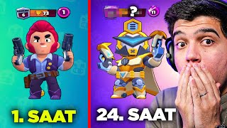 24 SAAT BOYUNCA COLT OYNADIM! (BU KARAKTER İYİ Mİ?) | Brawl Stars