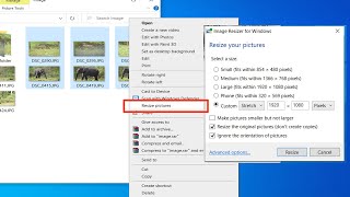 Free Tools for Resize Multiple Images at the Same Time | Image Resizer for Windows screenshot 2