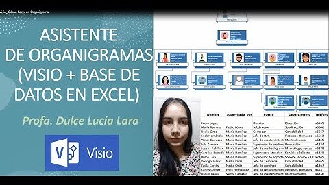 Tutorial Visio  Cómo hacer un Organigrama